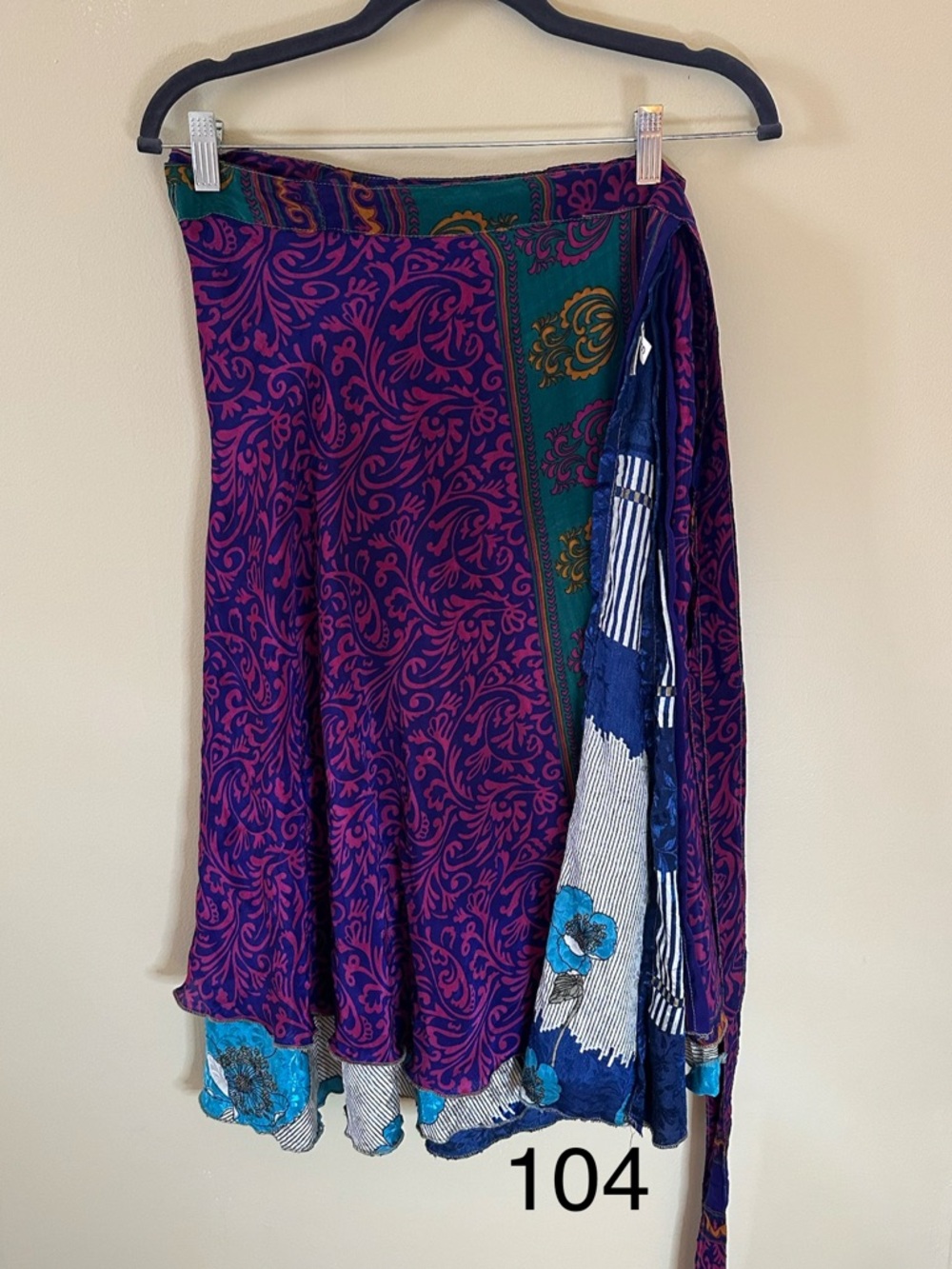 Midi Sari Wrap Skirt (8-20)